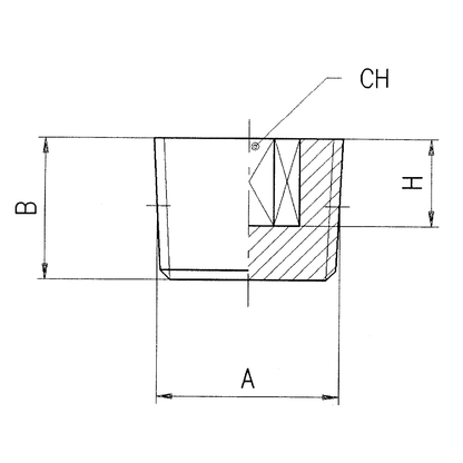 Conical plugs with male thread AIGNEP 3025