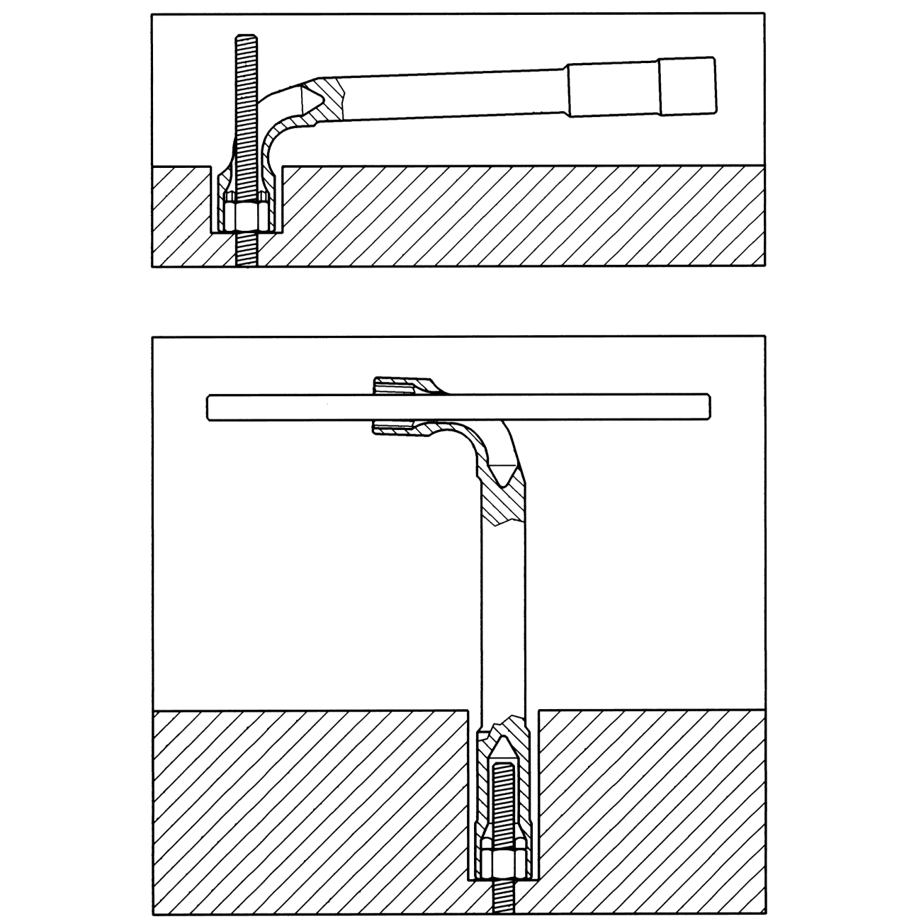 WRK double-ended socket wrenches