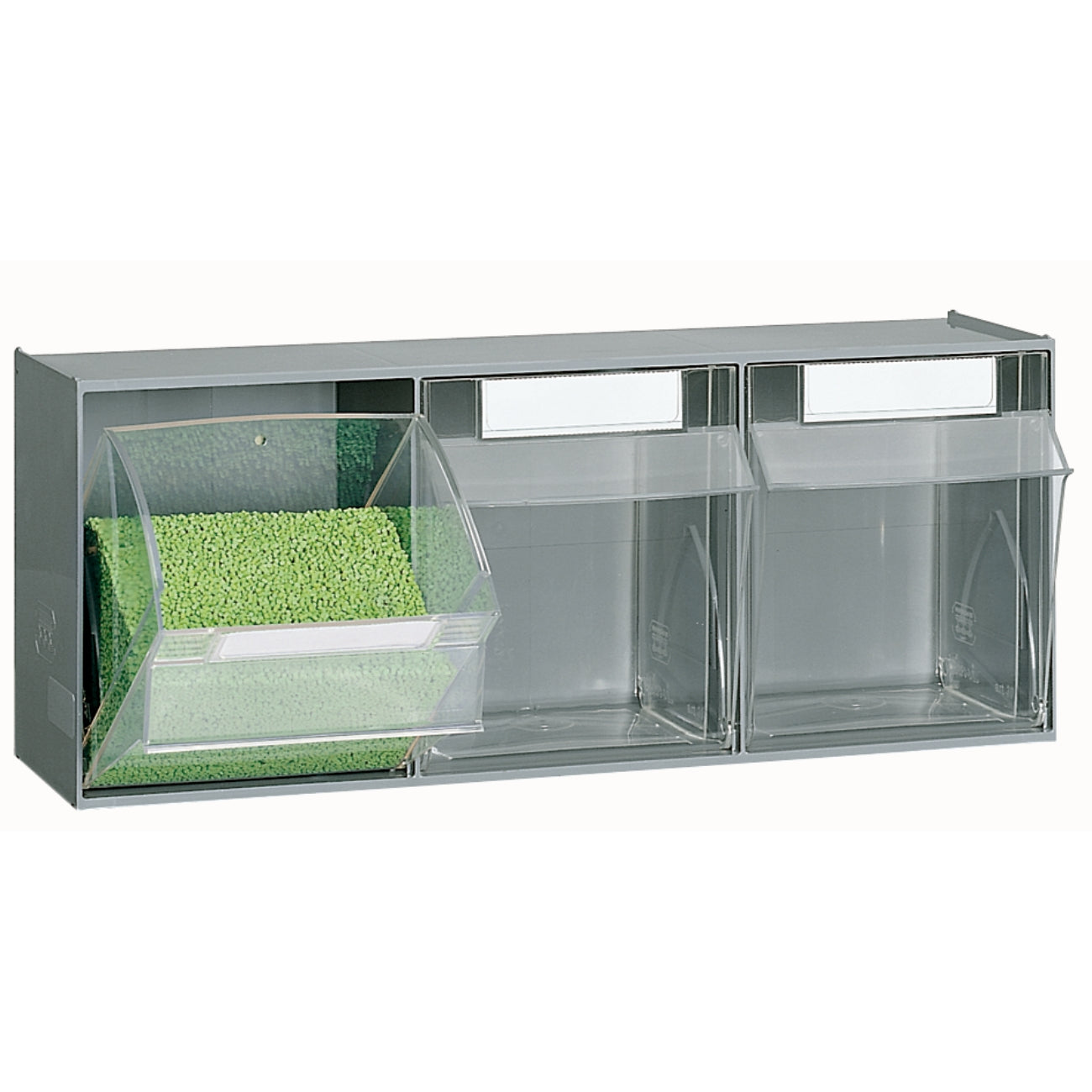 Storage cabinets for small parts PRACTIBOX 3 compartments