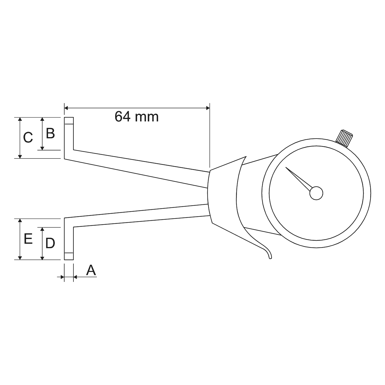 Pressure gauges with clock for internal measurements DELTAS