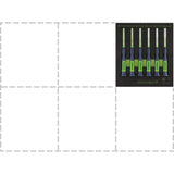 Set de microSurubelnite pentru electronica cu soclu hexagonal in spuma WODEX WX1957/SE6 - sefira.ro