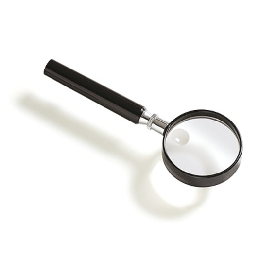 Acyclic plastic magnifying glasses