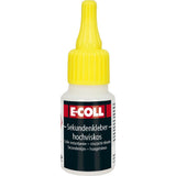 Adeziv universal Superglue foarte vascos, intarire 10-30 secunde, flacon 20 g, E-COLL - sefira.ro