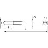 Tarod cu varf spiralat WRK pentru gauri de trecere M TiN - sefira.ro