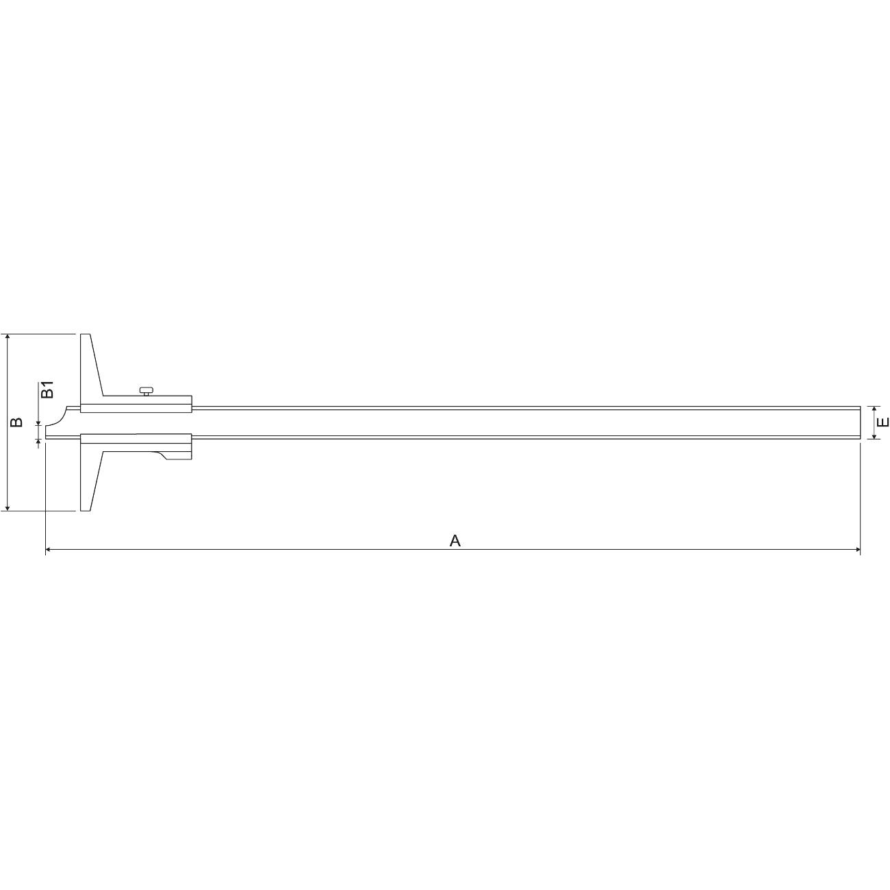 Subler de adancime ALPA AB055