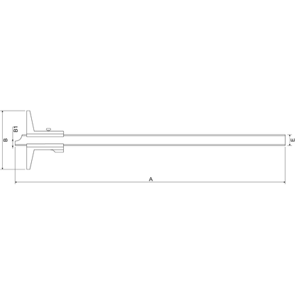 Subler de adancime ALPA AB055