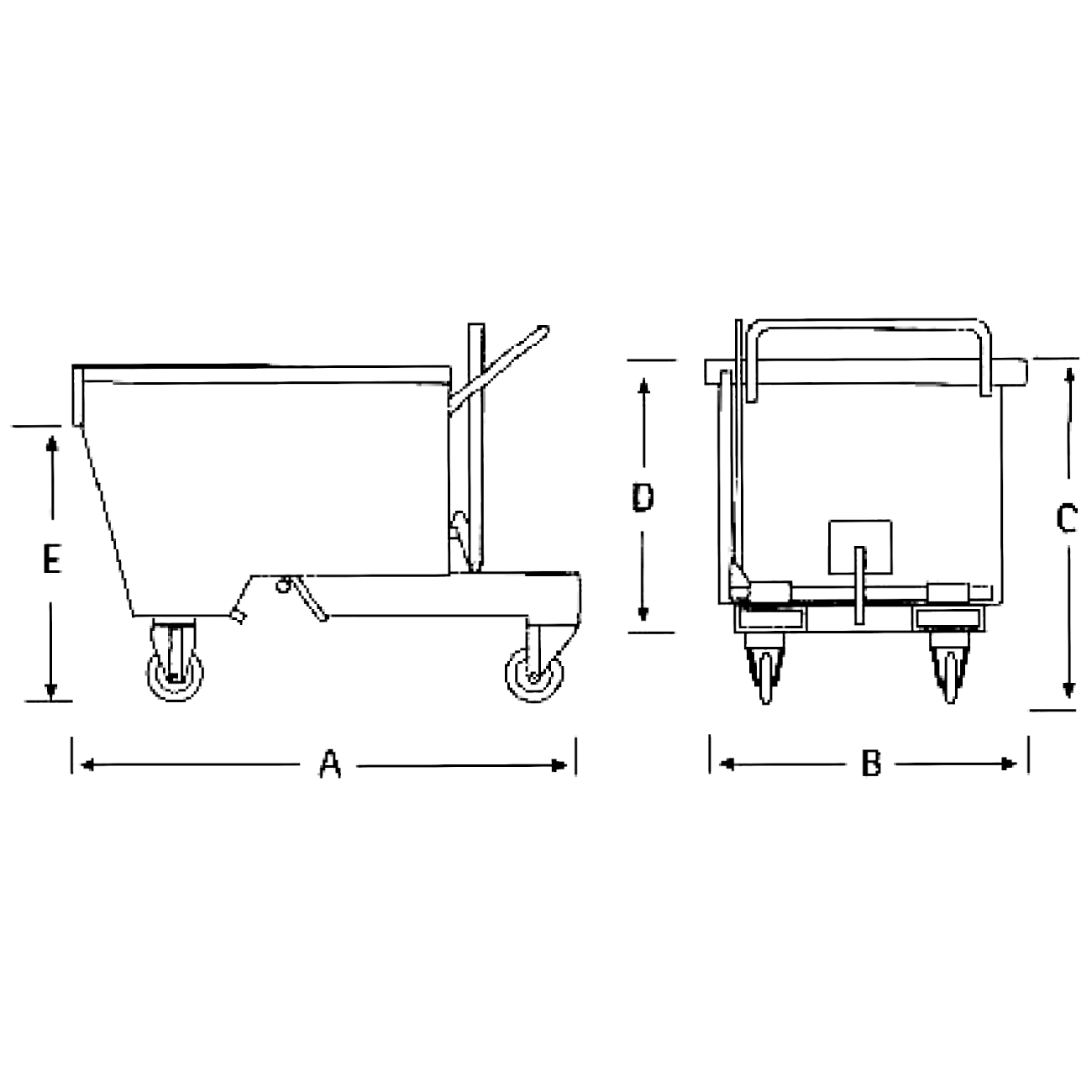 WODEX WX9900 self-tipping scrap carrier