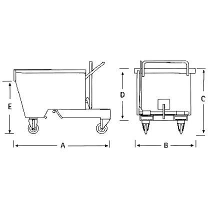 WODEX WX9900 self-tipping scrap carrier