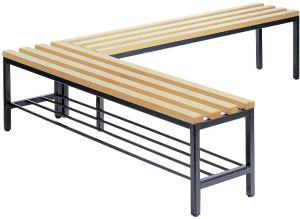 Banca lemn RAL 7021 420x1000x353 mm gratuit - sefira.ro