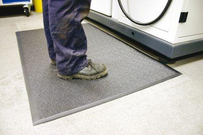 Anti-fatigue mat 0.6mx 0.9m, black