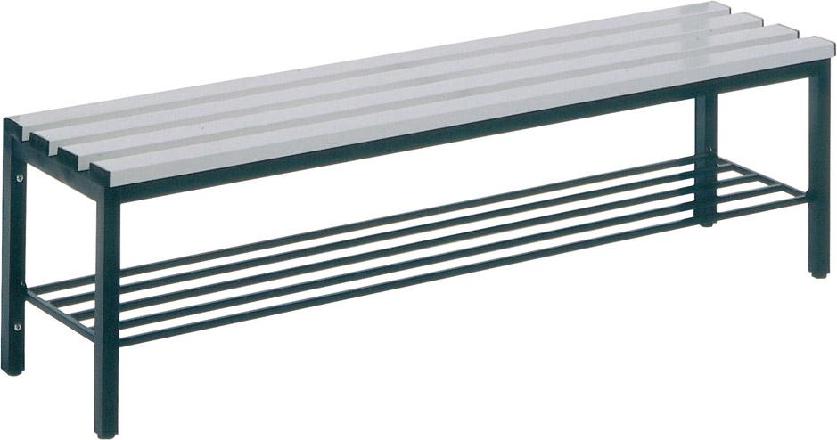 Bench L1000mm, without RAL7021 grill, with plastic slats.