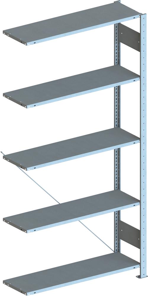 Storage shelf META CLIP S3 80 AF 2000x1000x300mm gr