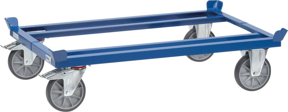 Carucior sasiu pentru paleti simpli si containere cu grilaj, 12000x800mm, 500kg, FETRA - sefira.ro