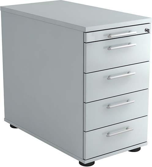 Piedestal soclu gri deschis 4 sertare DISTANTA