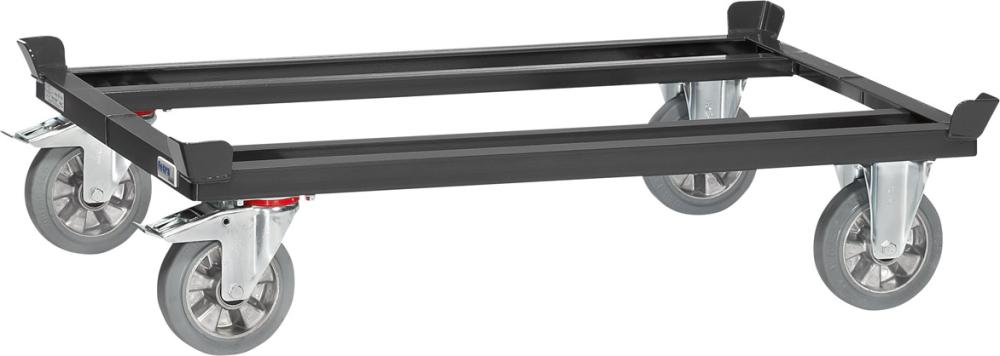 Carucior sasiu pentru paleti simpli si containere cu grilaj, 12000x800mm, 750kg, FETRA - sefira.ro