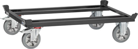 Carucior sasiu pentru paleti simpli si containere cu grilaj, 12000x800mm, 750kg, FETRA - sefira.ro