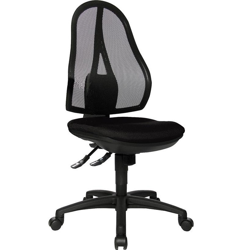 Scaun pivotant de birou model Open Point SY, negru, spatar 600 mm, TOPSTAR - sefira.ro