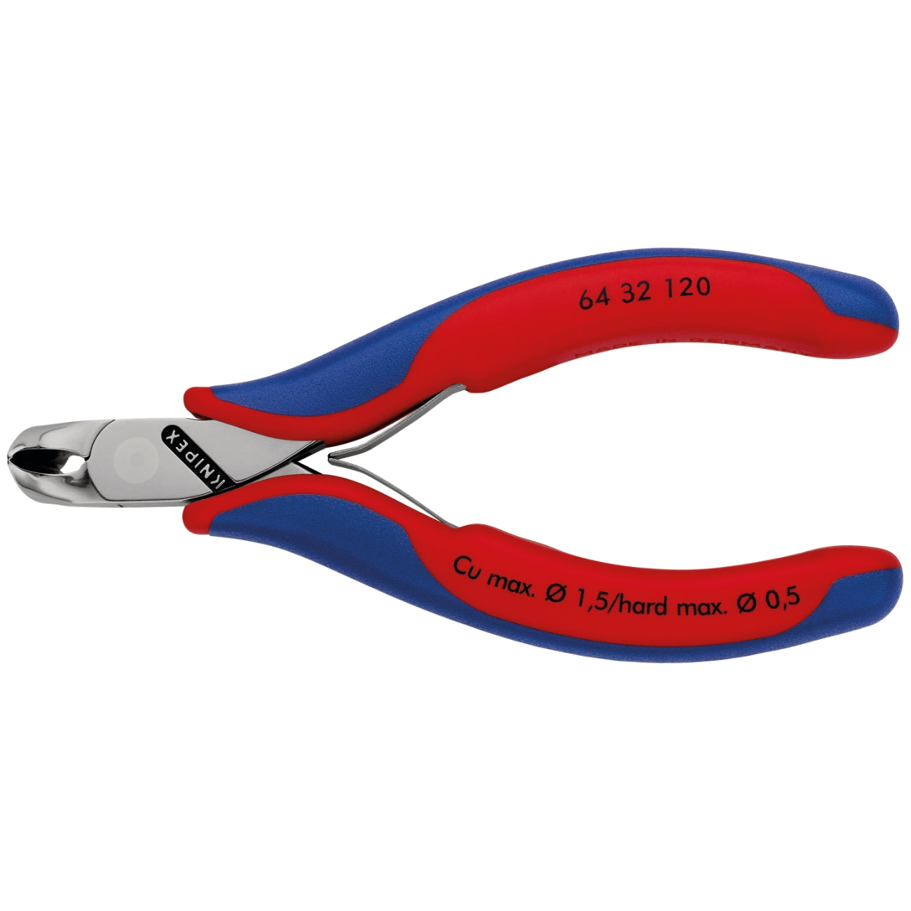 15° cutting pliers for electronics and fine mechanics KNIPEX 64 32 120