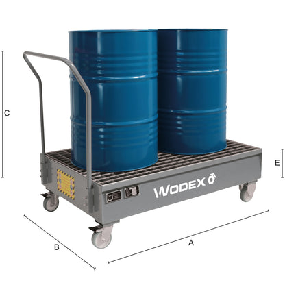 WODEX WX9903 drum support trolley