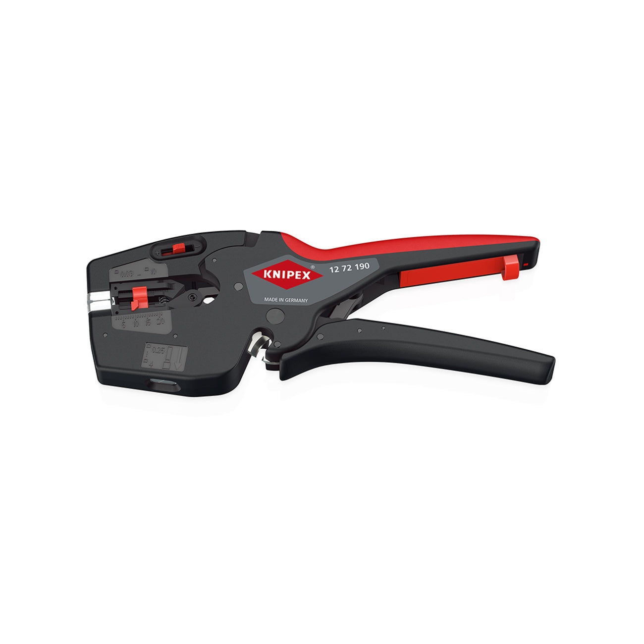 Multifunctional pliers for electricians and cable technicians KNIPEX 12 72 190 NEXSTRIP