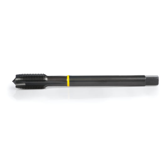 Spiral point tap for through holes MF steam hardened