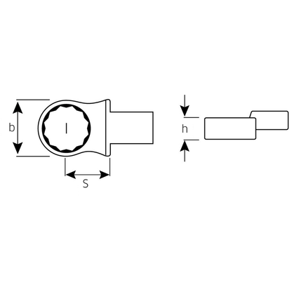 Chei inelare 14X18 MM pentru chei dinamometrice STAHLWILLE 732/40