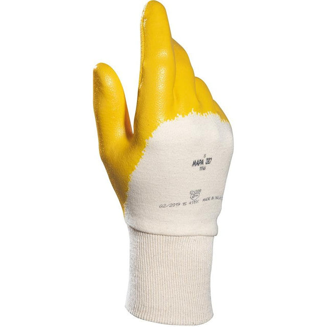 Manusi de protectie din nitril Titanlite 397, marimea 7, galben, MAPA - sefira.ro