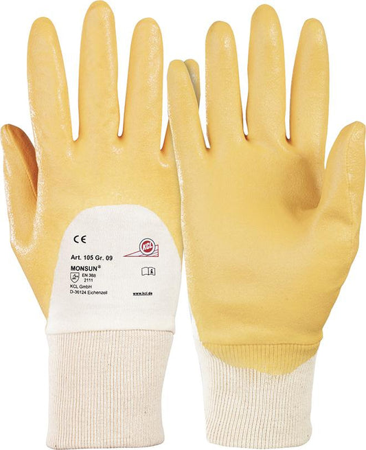 Monsun® 105 protective gloves, size 7, curry, HONEYWELL