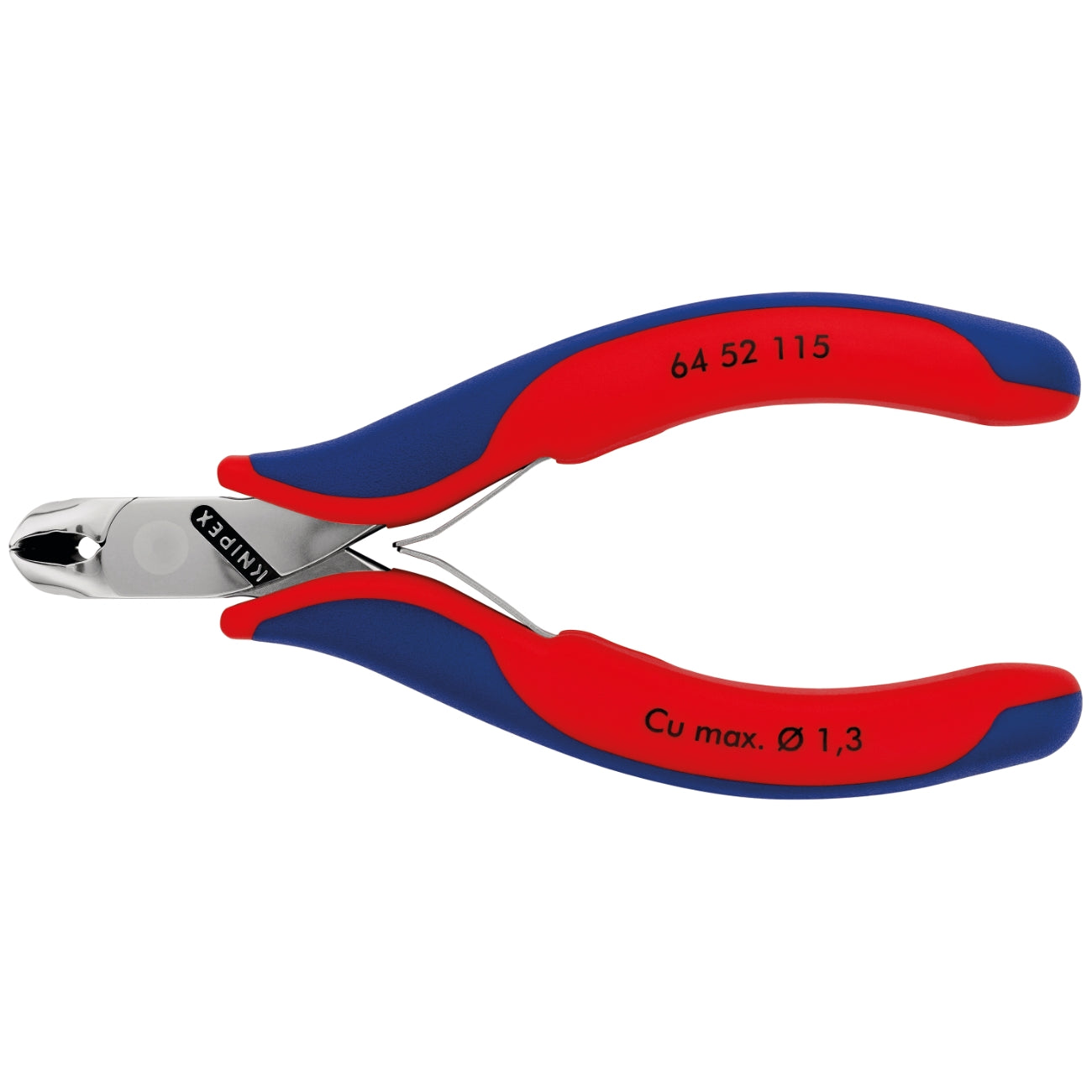 27° cutting pliers for electronics and fine mechanics KNIPEX 64 52 115