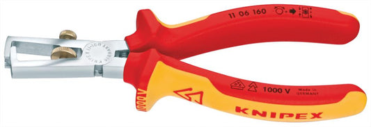 Cleste VDE de dezizolat, pentru Ø5mm, 160mm, cu maner bicomponent, KNIPEX