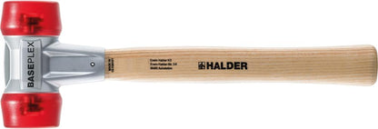 Baseplex interchangeable head hammer, 25mm, cellulose acetate, HALDER