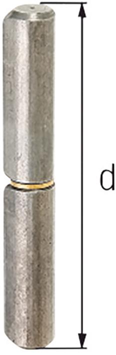 Balama sudabila, din doua piese, otel brut, 10 x 12 x 6 x 60 mm, ALBERTS - sefira.ro