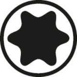 Set tubulare bit 1/2", pentru suruburi cu interior 6 canturi, 5 - 19 mm, 10 piese, R62558110, GEDORE RED - sefira.ro