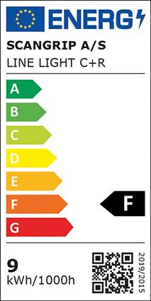 Lanterna Led LINE LIGHT C+R, reincarcabila, 900 Lm, functionare 8 ore, IP65, SCANGRIP