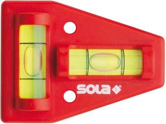 Cross spirit level K5, 60x40mm, SOLA