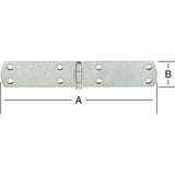 Balama franceza pentru lada, 200 x 35 x 2.0 mm, inox, VORMANN - sefira.ro