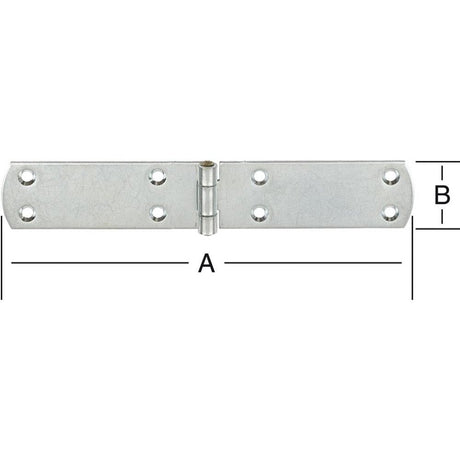 Balama franceza pentru lada, 200 x 35 x 2.0 mm, inox, VORMANN - sefira.ro