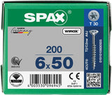Surub SPAX Pan Head Wirox, cap inecat si locas cruce, 3.0 x 16/14 mm - sefira.ro