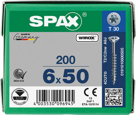 Surub SPAX Pan Head Wirox, cap inecat si locas cruce, 3.0 x 16/14 mm - sefira.ro