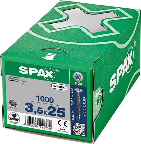 Surub SPAX Pan Head Wirox, cap inecat si locas cruce, 3.0 x 16/14 mm - sefira.ro