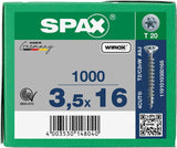 Surub SPAX Pan Head Wirox, cap inecat si locas cruce, 3.0 x 16/14 mm - sefira.ro