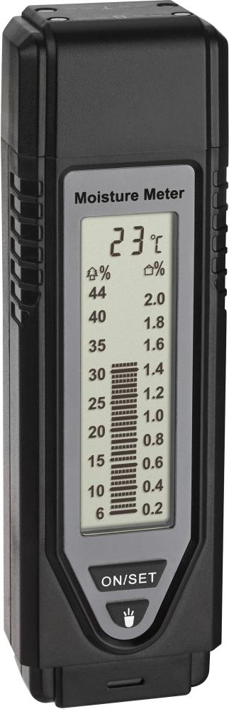 Moisture meter with metal tips