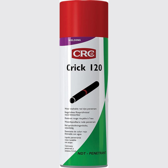 Penetrant de detectare a fisurilor Crick 120, spray 500 ml, rosu, CRC - sefira.ro