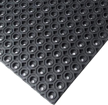 Honeycomb mat (mini honeycomb) SBR/NR, black, open ceiling, 13mm, 150x100cm