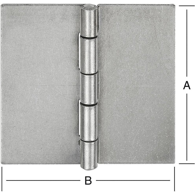 Balama patrata pentru usi DIN 7954 C, 60 x 60 x 1.4 mm, neperforata, VORMANN - sefira.ro
