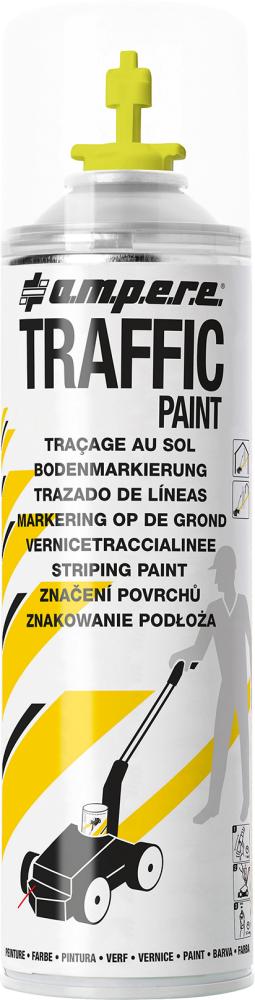 Spray de marcare a podelei Traffic Paint 500ml alb