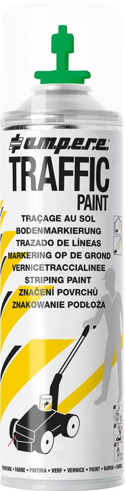 Spray de marcare a podelei Traffic Paint 500ml alb