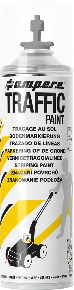 Spray de marcare a podelei Traffic Paint 500ml alb