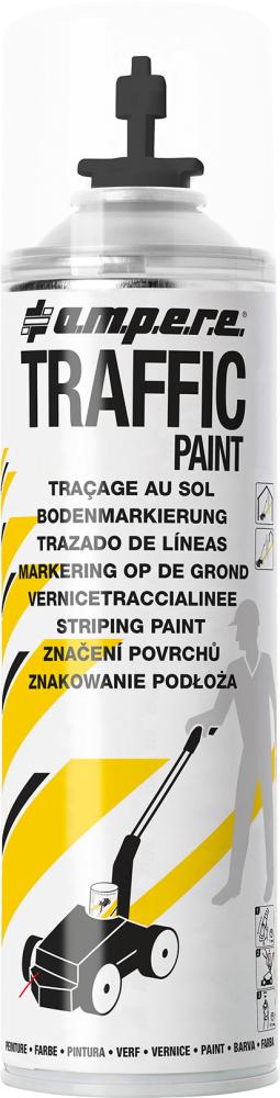 Spray de marcare a podelei Traffic Paint 500ml alb