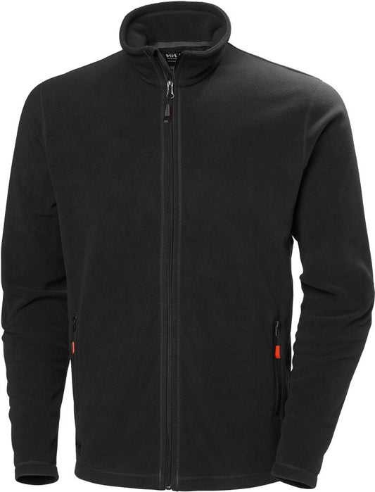 Oxford light fleece jacket, black, size S, HELLY HANSEN